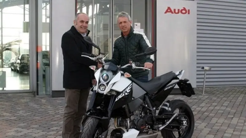 Una KTM Duke per Dindo Capello