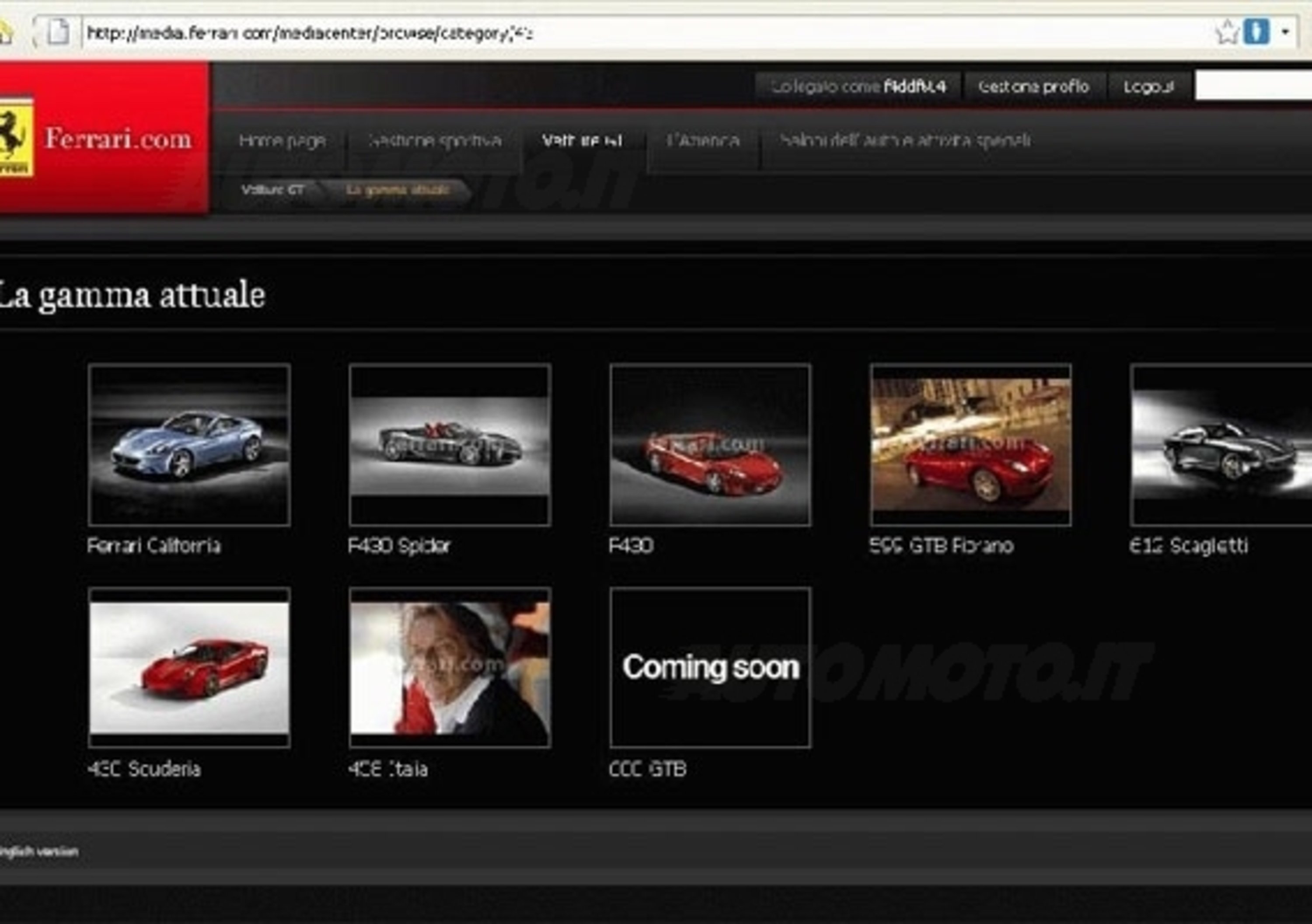 Ferrari 600 GTB: arriver&agrave; nel 2010