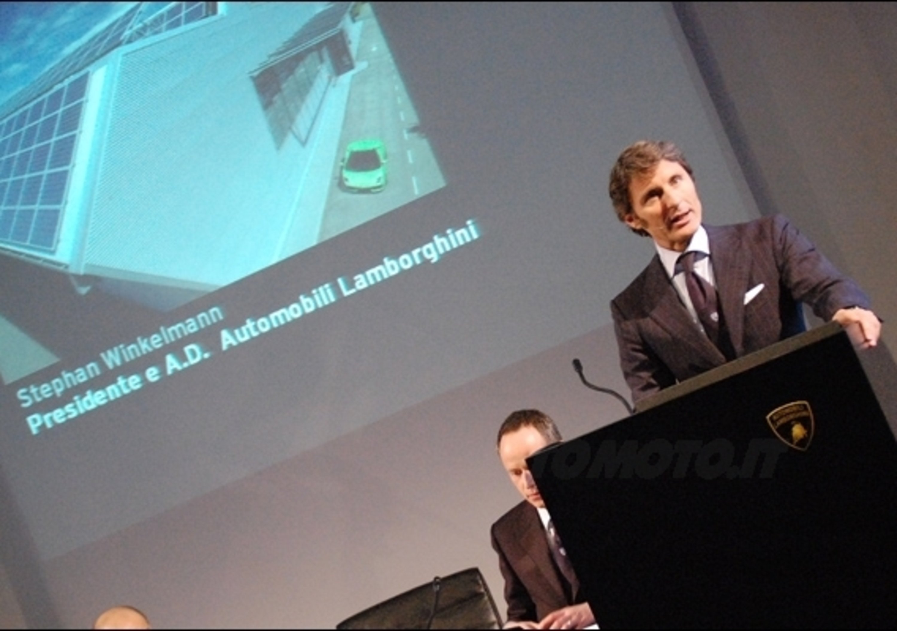 Winkelman inaugura l&#039;impianto fotovoltaico Lamborghini