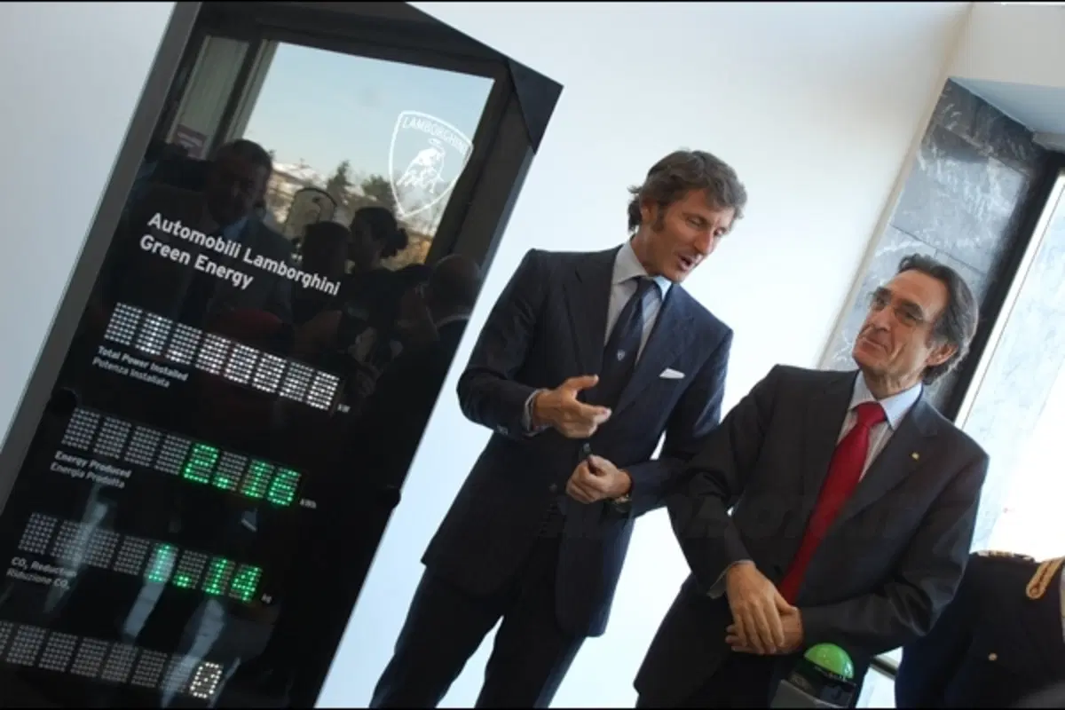 Winkelman inaugura l'impianto fotovoltaico Lamborghini (33)