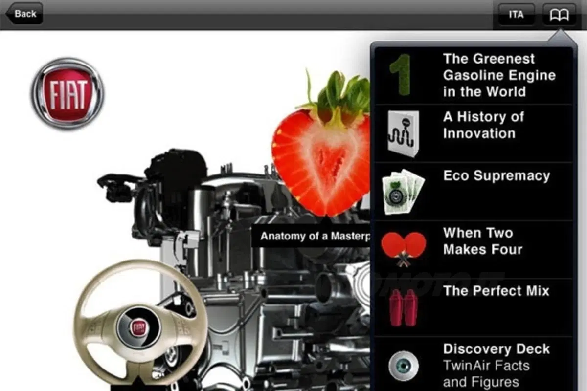 i-Pad: debutta la 500 TwinAir su Apple