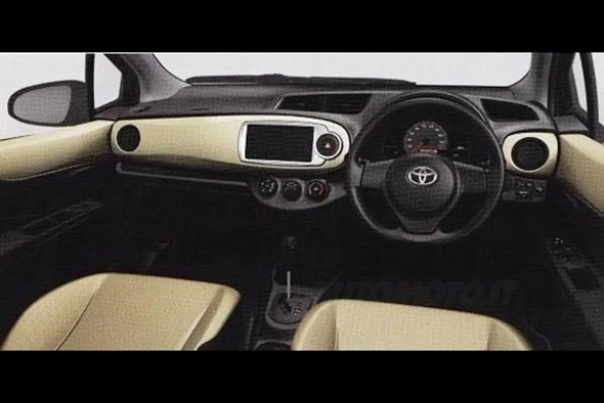 Toyota Yaris 2012: ecco gli interni