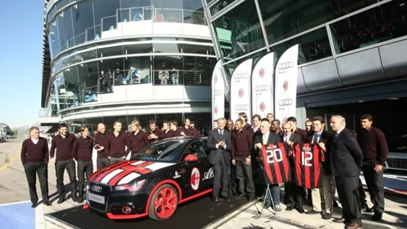 65 Audi per calciatori e dirigenti dell'A.C. Milan