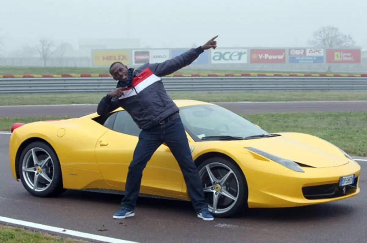 Bolt a Maranello: mi sento una Ferrari