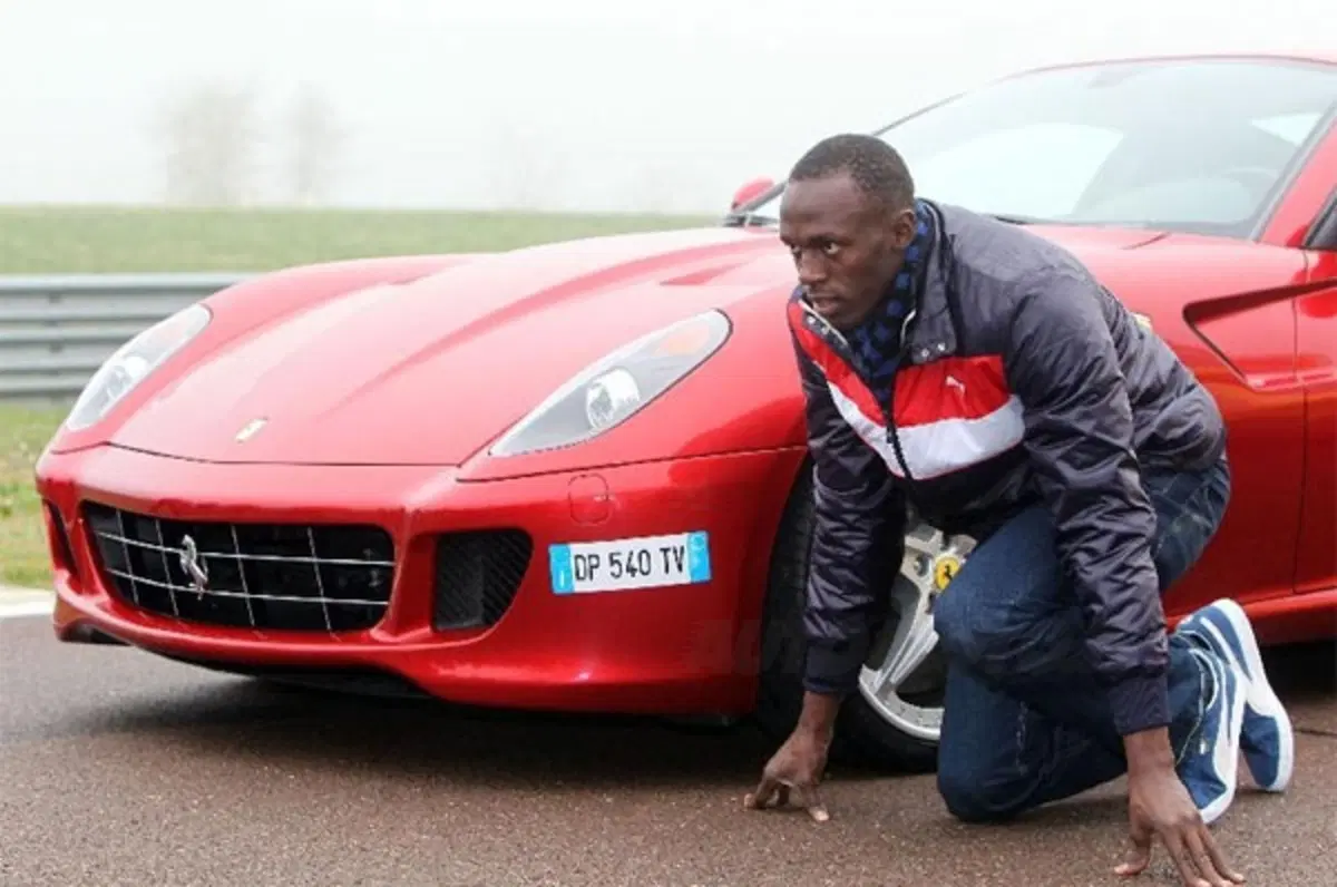 Bolt a Maranello: mi sento una Ferrari (2)