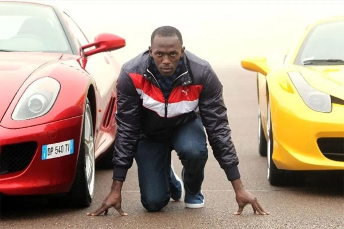 Bolt a Maranello: mi sento una Ferrari (3)