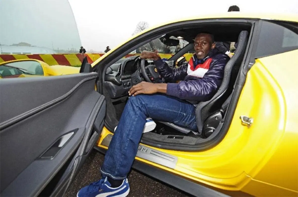 Bolt a Maranello: mi sento una Ferrari (4)