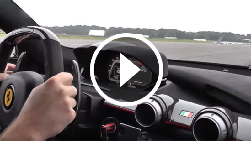 Ferrari LaFerrari: onboard a 343 Km/h! [Video]