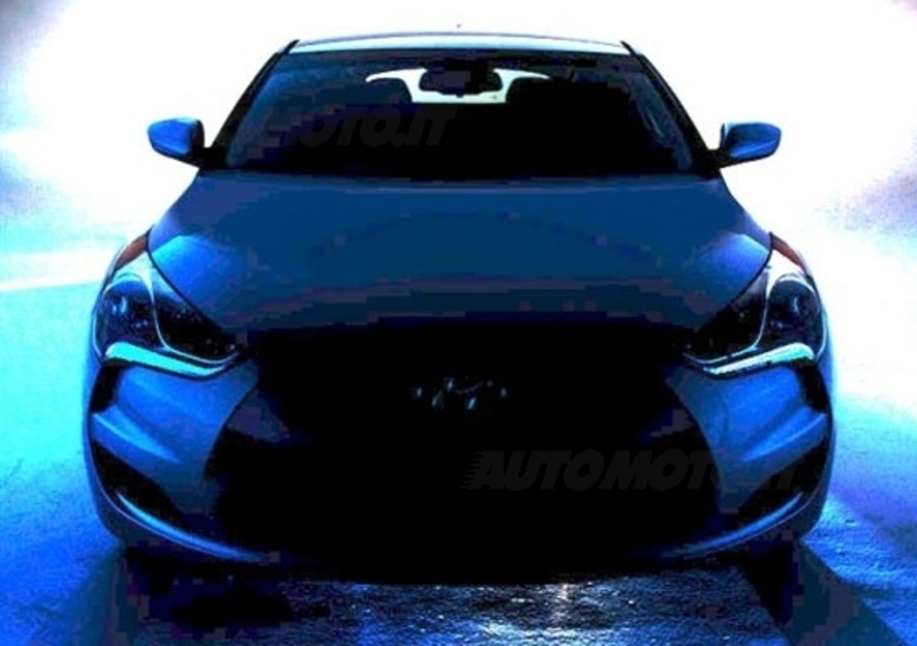 Hyundai Veloster: primo teaser