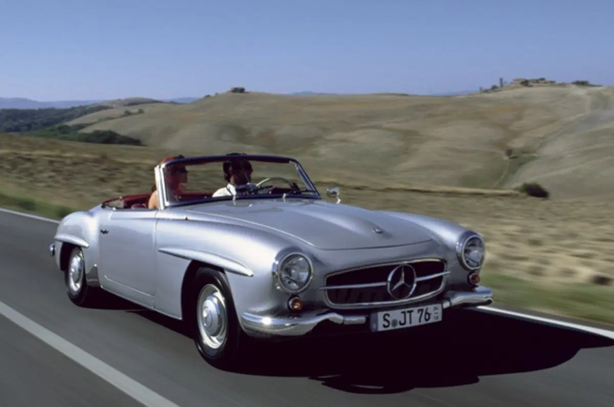 Nuova Mercedes SLK: le origini nella 190 SL (2)