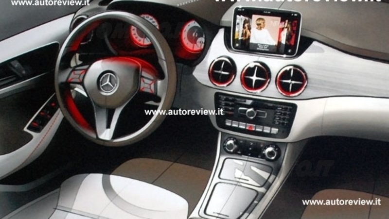 Nuova Mercedes Classe B - ecco gli interni