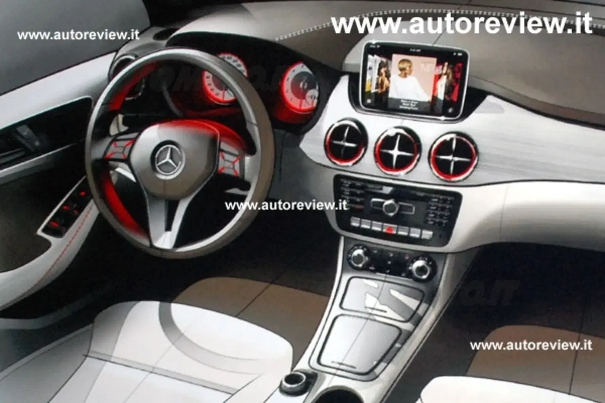 Nuova Mercedes Classe B - ecco gli interni