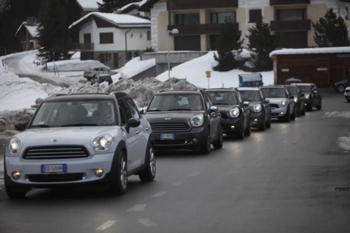 Su ghiaccio e neve con la Mini Countryman All4 (5)