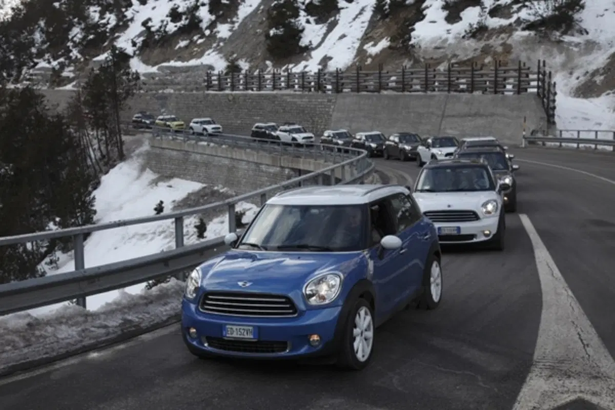 Su ghiaccio e neve con la Mini Countryman All4 (16)