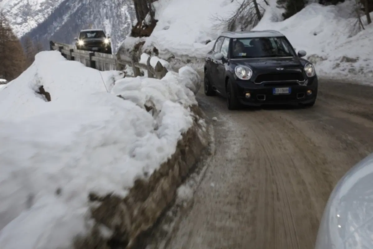 Su ghiaccio e neve con la Mini Countryman All4 (74)