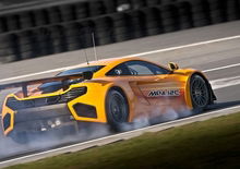 McLaren MP4-12C GT3 - primo shakedown