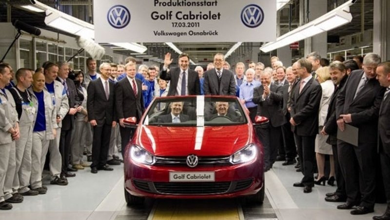 Volkswagen Golf Cabriolet: via alla produzione