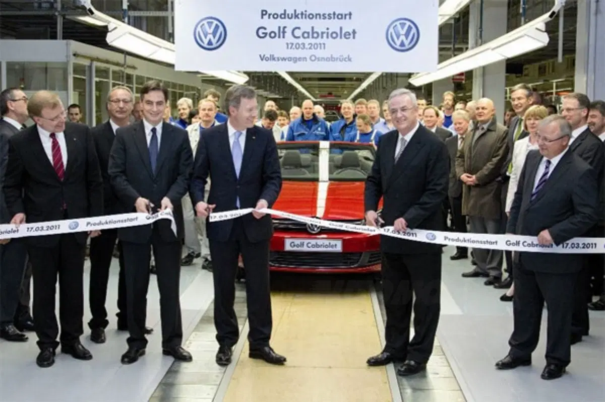 Volkswagen Golf Cabriolet: via alla produzione (2)
