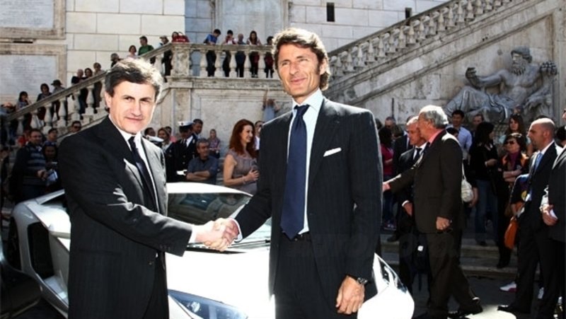 Aventador: Lamborghini sceglie Roma per il lancio