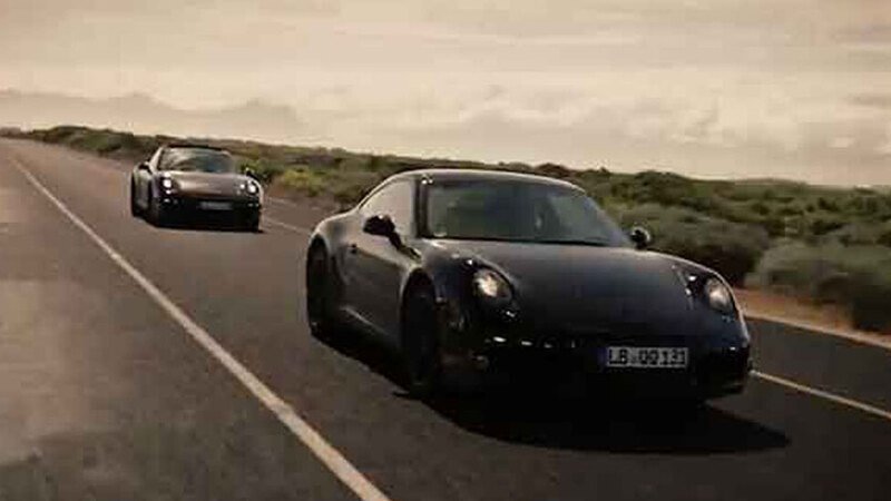 Porsche 911: primo teaser ufficiale per la generazione 991