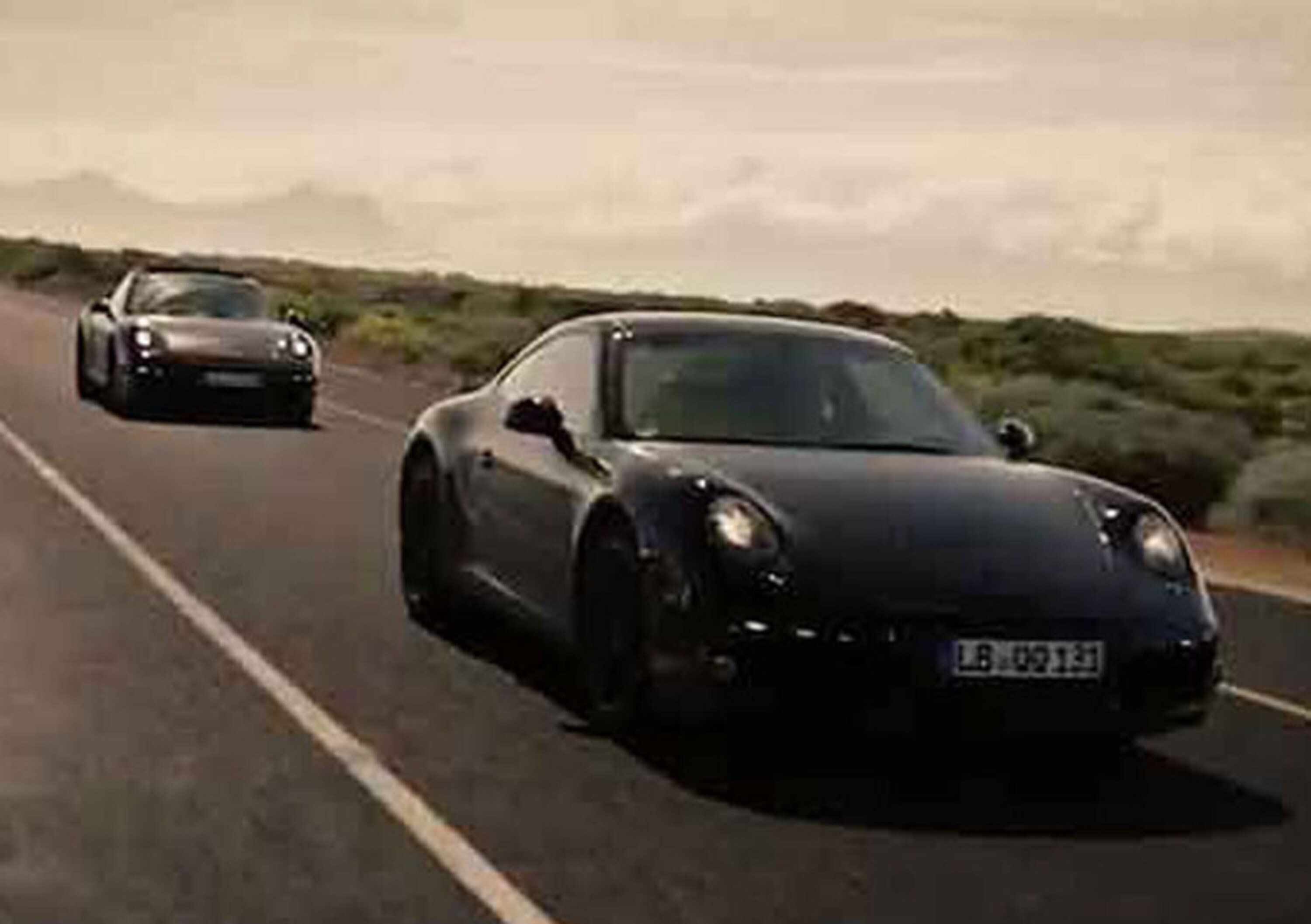 Porsche 911: primo teaser ufficiale per la generazione 991