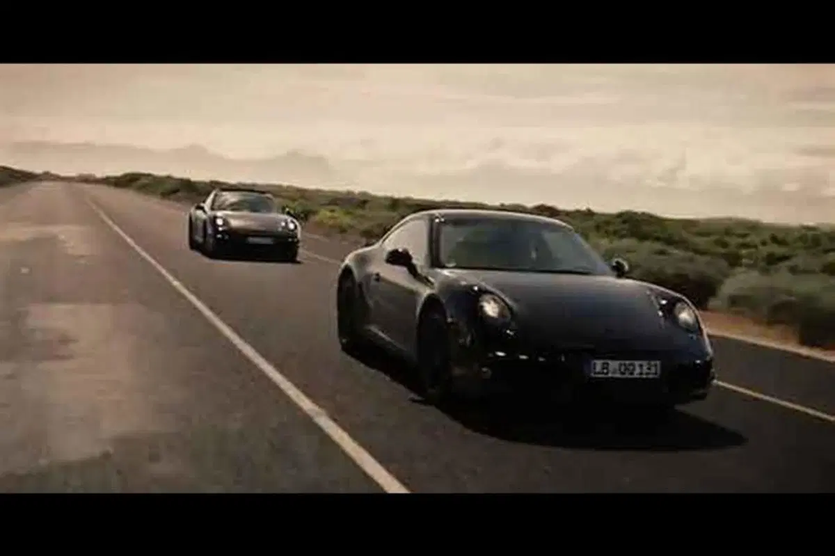 Porsche 911: primo teaser ufficiale per la generazione 991