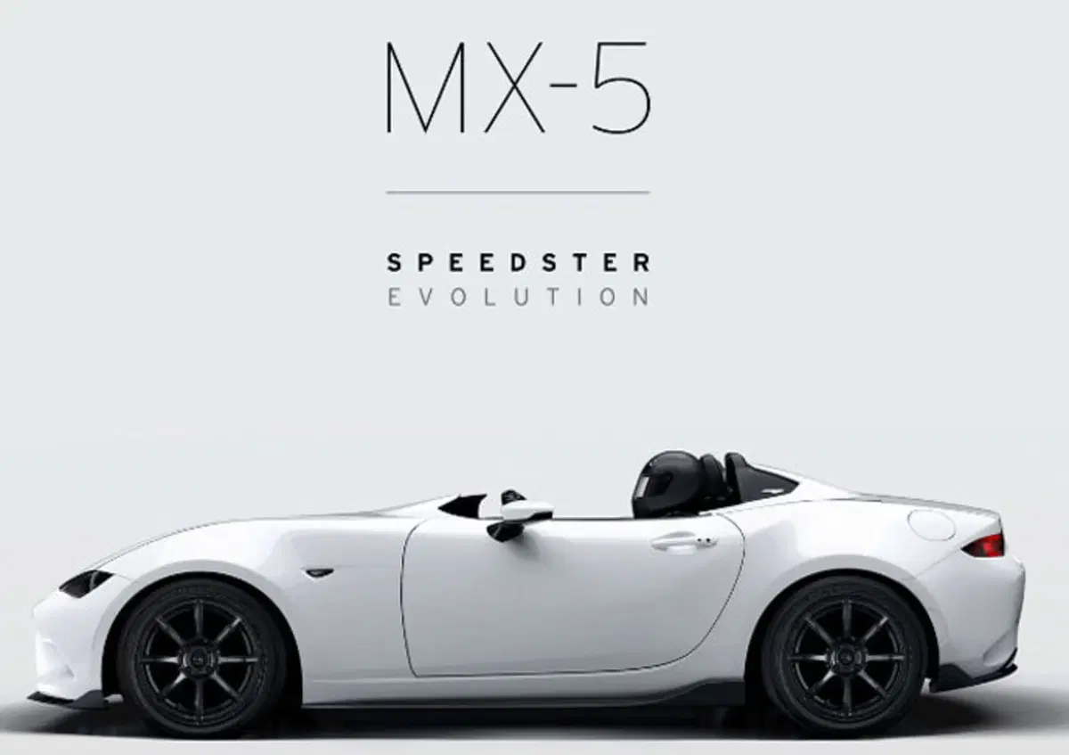 Mazda: al SEMA Miata Speedster Evolution e RF Kuro