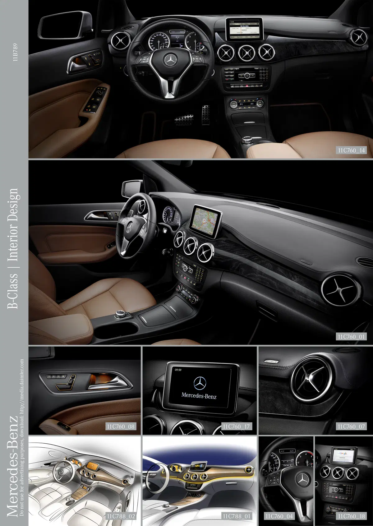 Nuova Mercedes Classe B: prime immagini (16)