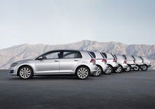 Volkswagen Golf restyling, gamma ridotta