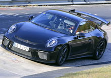 Porsche 911 GT3 facelift: test al Nürburgring