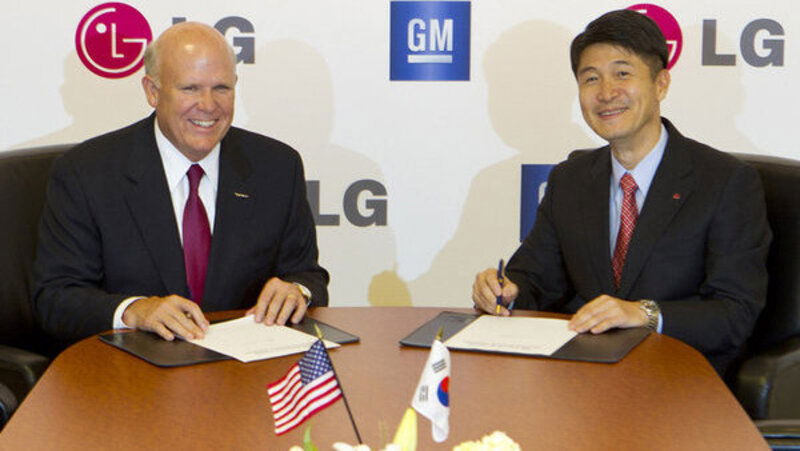 General Motors ed LG insieme per creare nuovi veicoli elettrici