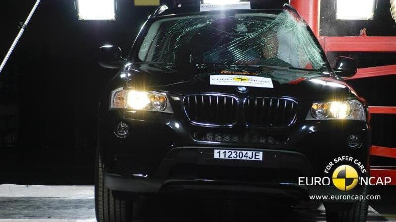 BMW X3: 5 stelle nei crash test EuroNcap
