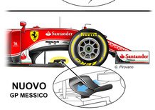 F1, Gp Messico 2016: le novità tecniche della Ferrari