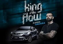 Toyota C-HR, Alessio Sakara è il King of the Flow