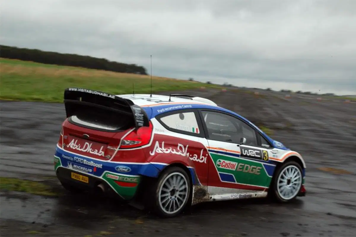 Marco Simoncelli prova la Ford Fiesta WRC 2011 (7)