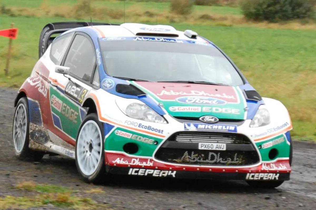 Marco Simoncelli prova la Ford Fiesta WRC 2011 (8)