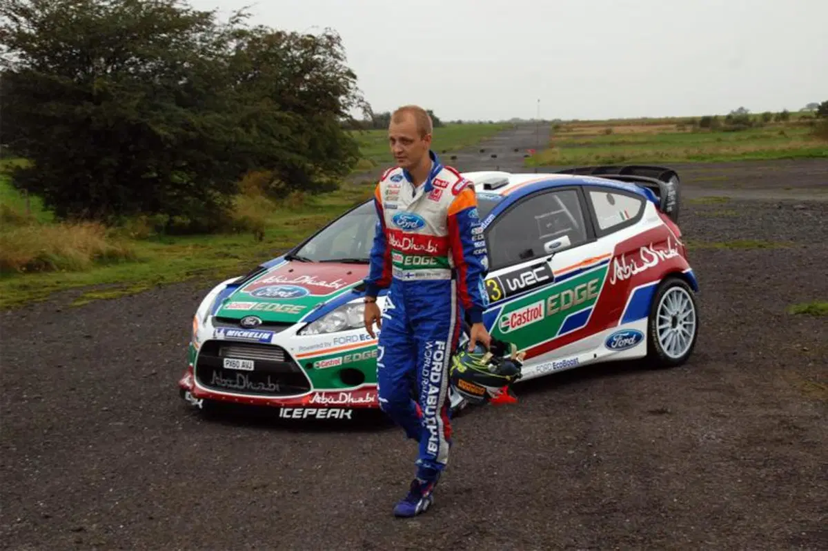Marco Simoncelli prova la Ford Fiesta WRC 2011 (15)