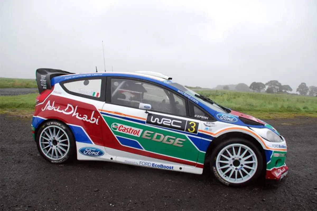 Marco Simoncelli prova la Ford Fiesta WRC 2011 (19)