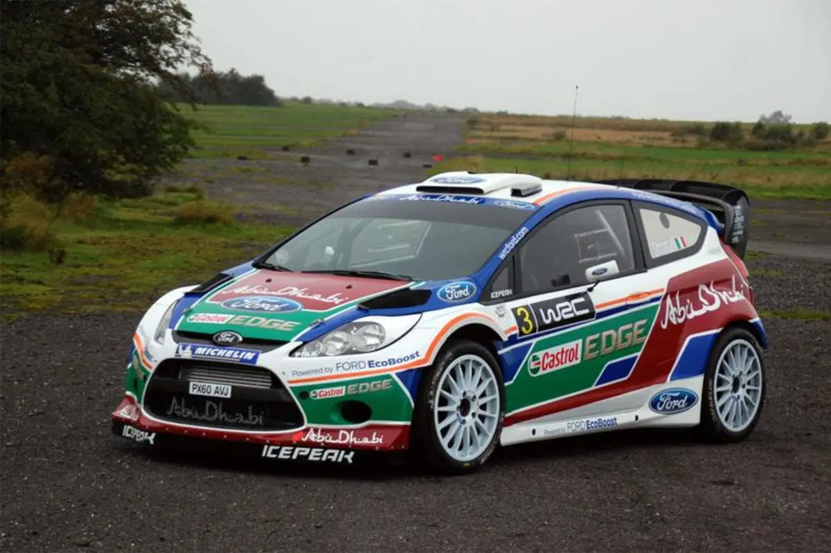 Marco Simoncelli prova la Ford Fiesta WRC 2011 (20)
