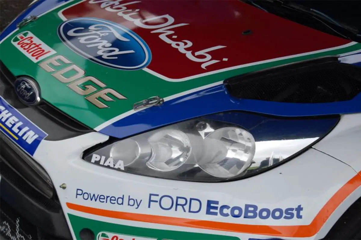 Marco Simoncelli prova la Ford Fiesta WRC 2011 (23)