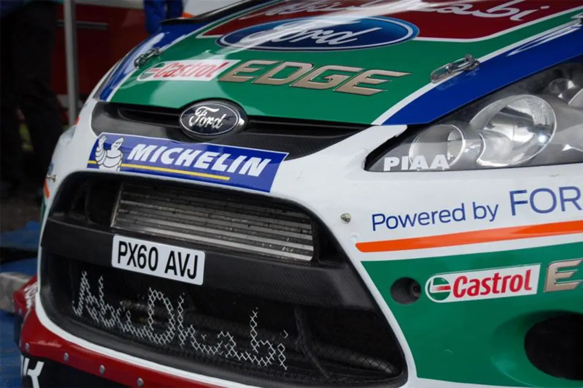 Marco Simoncelli prova la Ford Fiesta WRC 2011 (24)