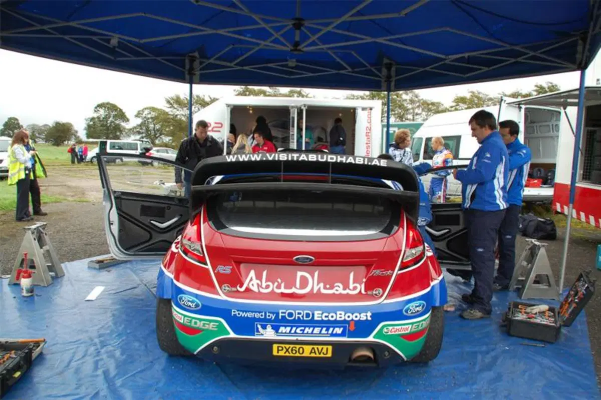 Marco Simoncelli prova la Ford Fiesta WRC 2011 (27)