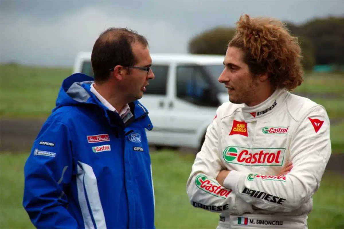 Marco Simoncelli prova la Ford Fiesta WRC 2011 (30)