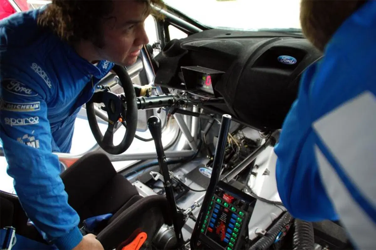 Marco Simoncelli prova la Ford Fiesta WRC 2011 (37)