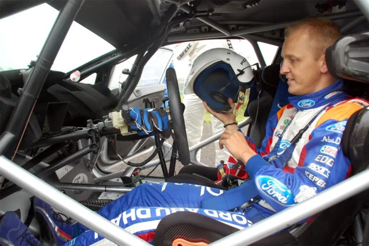 Marco Simoncelli prova la Ford Fiesta WRC 2011 (50)