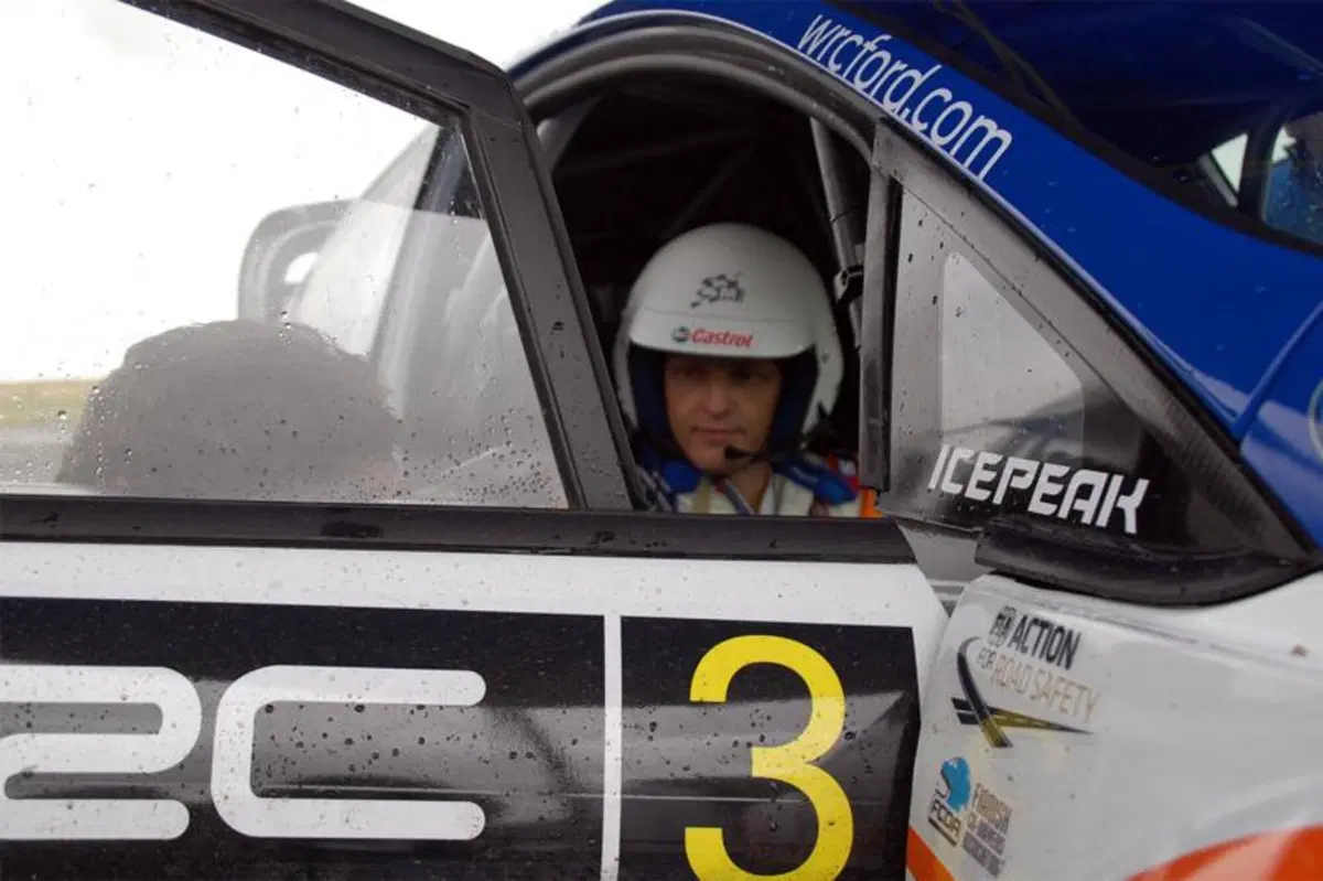 Marco Simoncelli prova la Ford Fiesta WRC 2011 (61)