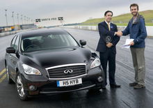 Infiniti M35h nel Guinness World Records come ibrida più veloce