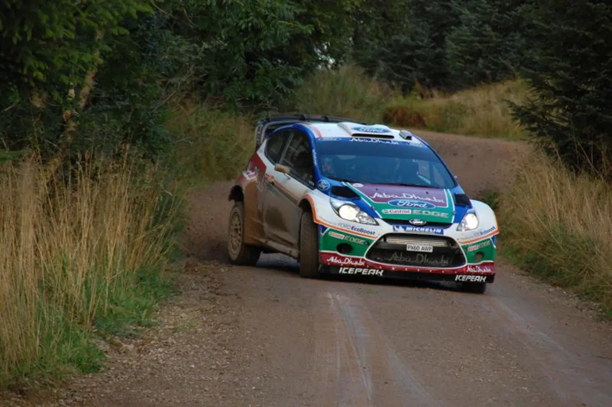 Con Mikko Hirvonen sulla Ford Fiesta WRC 2011