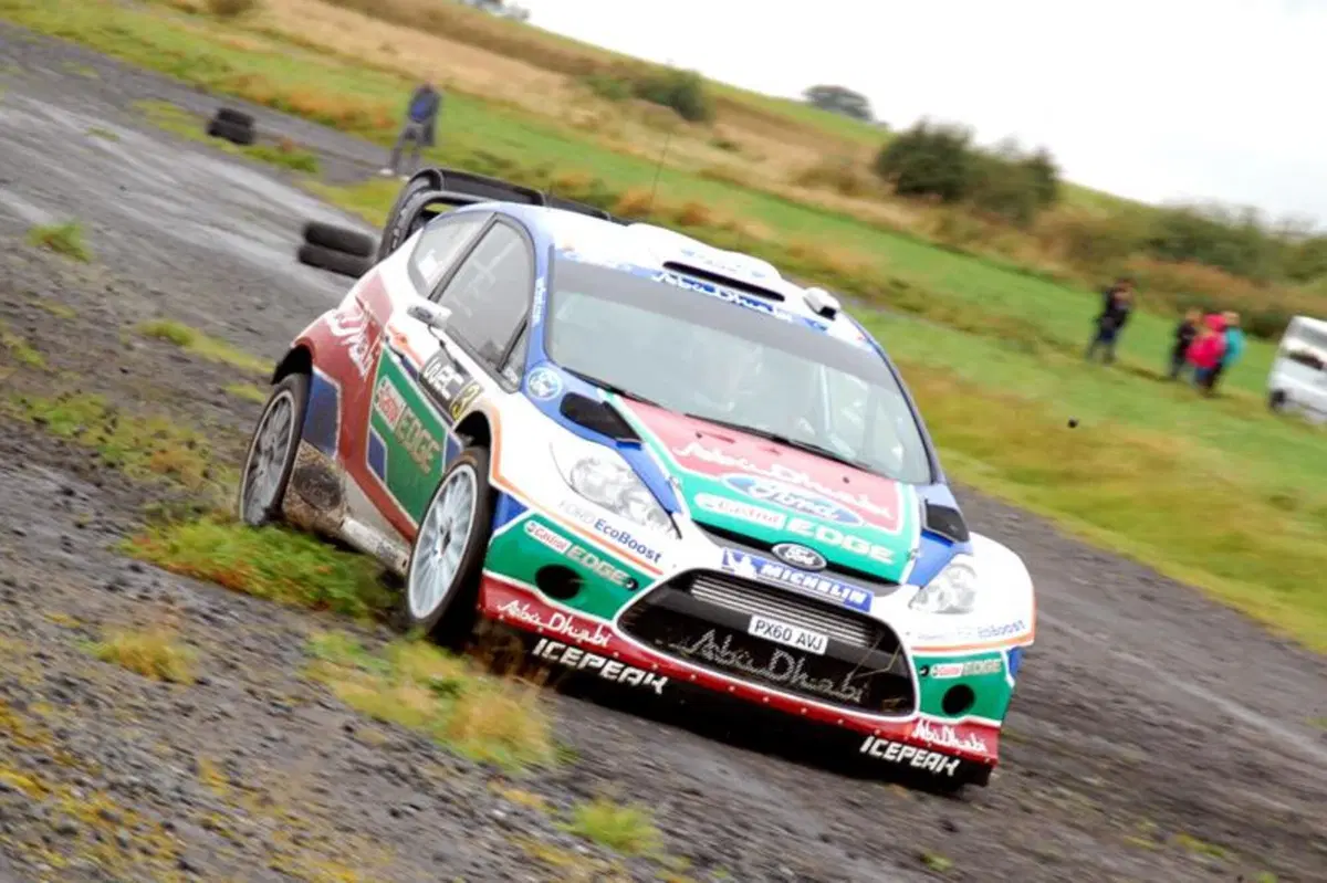 Con Mikko Hirvonen sulla Ford Fiesta WRC 2011 (5)