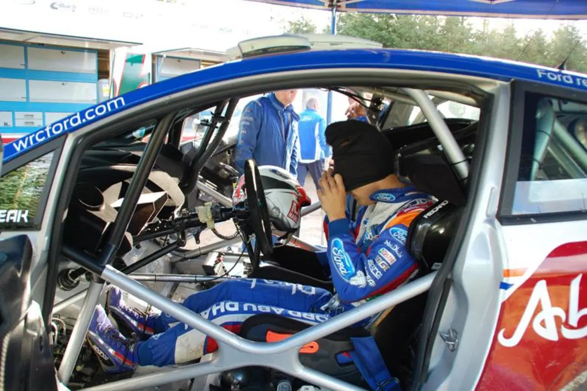 Con Mikko Hirvonen sulla Ford Fiesta WRC 2011 (19)